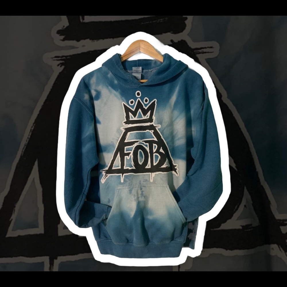 Fall Out Boy Crown Logo Tie Dye Hoodie Unisex